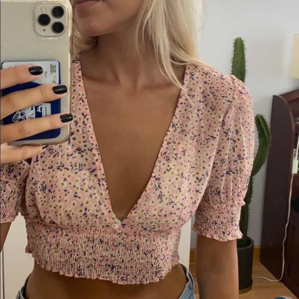 NWT Princess Polly Cropped Tullius Top